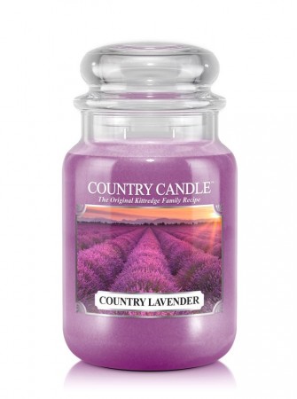 Country Lavender Stor Krukke.