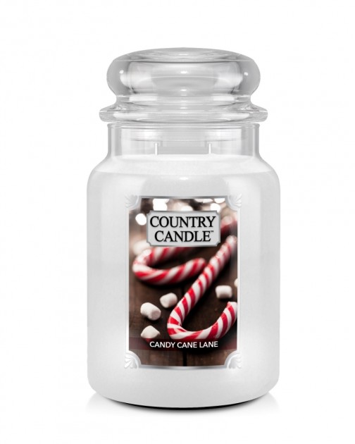 Candy Cane Lane Yankee Candle og Country Candle duftlys CandleStore.no